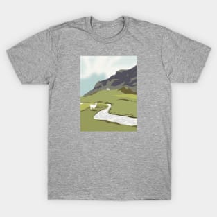 Llama in the Mountains of Peru T-Shirt